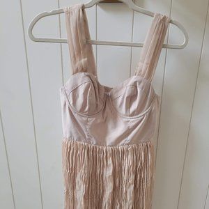 BB Dakota beige size 0 dress
